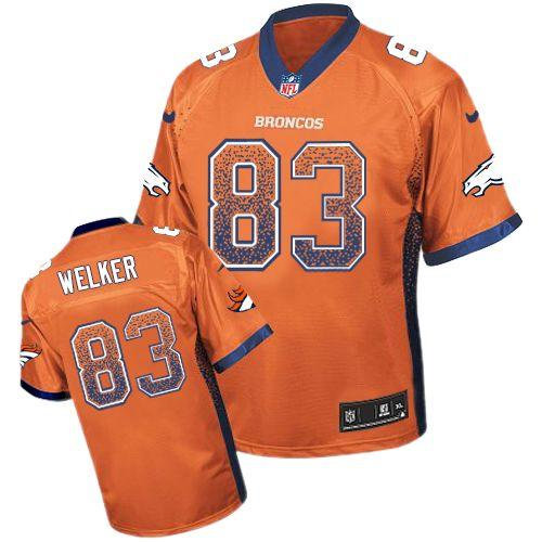 NEW Denver Broncos 83 Wes Welker Orange Team Color Stitched NFL Elite Drift Fashion Jersey NEW Denver Broncos 83 Wes Welker Orange Team Color Stitched NFL Elite Drift Fashion Jersey