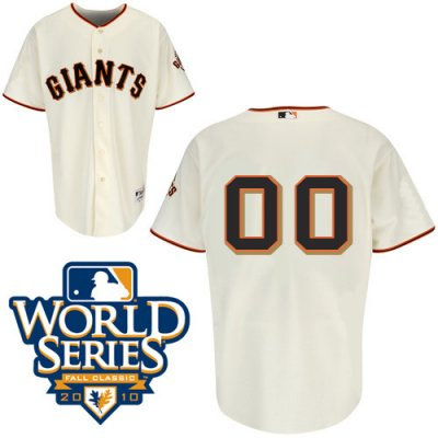 Customized San Francisco Giants Jersey Cream Home Baseball Jersey