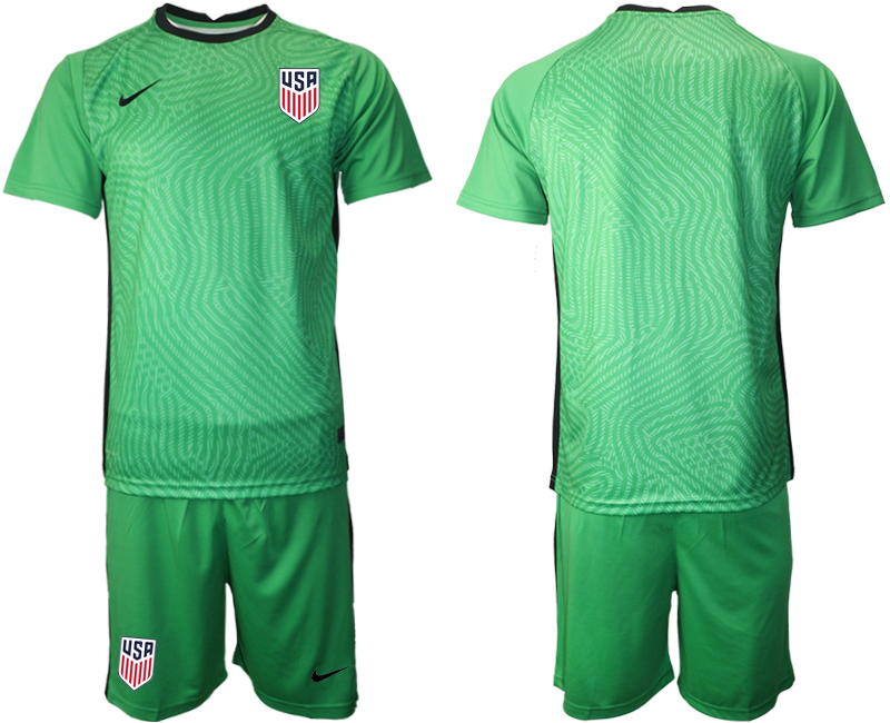 Men's USA Blank Green Jersey