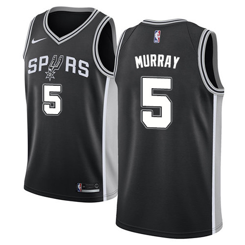 Nike Spurs #5 Dejounte Murray Black NBA Swingman Icon Edition Nike Spurs #5 Dejounte Murray Black NBA Swingman Icon Edition