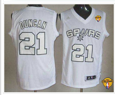 San Antonio Spurs #21 Tim Duncan White Winter On-Court Finals Patch Stitched NBA Jersey San Antonio Spurs #21 Tim Duncan White Winter On-Court Finals Patch Stitched NBA Jersey