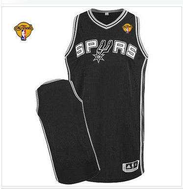 San Antonio Spurs Revolution 30 Blank Black Finals Patch Stitched NBA Jersey