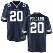 Men Nike Cowboys #20 Tony Pollard Navy Blue Limited NFL Jersey