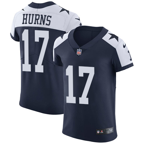 Nike Cowboys #17 Allen Hurns Navy Blue Thanksgiving Men's Stitched NFL Vapor Untouchable Throwback Elite Jersey Nike Cowboys #17 Allen Hurns Navy Blue Thanksgiving Men's Stitched NFL Vapor Untouchable Throwback Elite Jersey