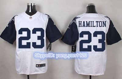 Nike Cowboys #23 Jakar Hamilton White Men's Stitched NFL Elite Rush Jersey