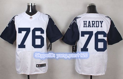Nike Cowboys #76 Greg Hardy White Men's Stitched NFL Elite Rush Jersey