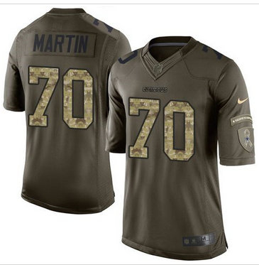 Nike Dallas Cowboys #70 Zack Martin Green Men's Stitched NFL Limited Jersey