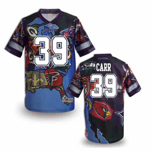 New Dallas Cowboys 39# Brandon Carr Color NFL Elite Fanatical Version Jerseys