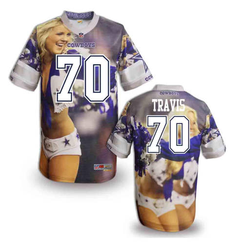 New Dallas Cowboys 70# Zack Martin Team Color Elite Fanatical Version Jersey