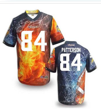 Minnesota Vikings #84 PATTERSON Men's Stitched NFL Elite Fanatical Version Jersey (8)