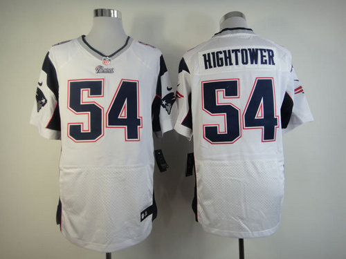NEW NFL New England Patriots 54 Dont'a Hightower White Jerseys(Elite)