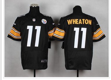NEW Pittsburgh Steelers #11 Markus Wheaton Black Team Color NFL Elite Jersey