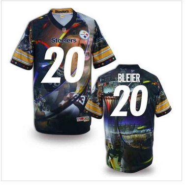Pittsburgh Steelers #20 BLEIER Men's Stitched NFL Elite Fanatical Version Jersey (2)