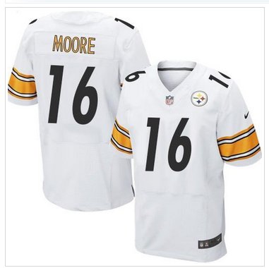 Pittsburgh Steelers #16 Lance Moore White NFL Elite Jersey