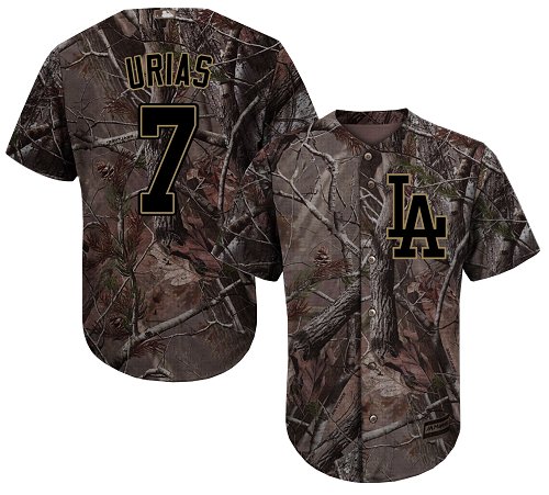 Dodgers #7 Julio Urias Camo Realtree Collection Cool Base Stitched Youth Baseball Jersey Dodgers #7 Julio Urias Camo Realtree Collection Cool Base Stitched Youth Baseball Jersey