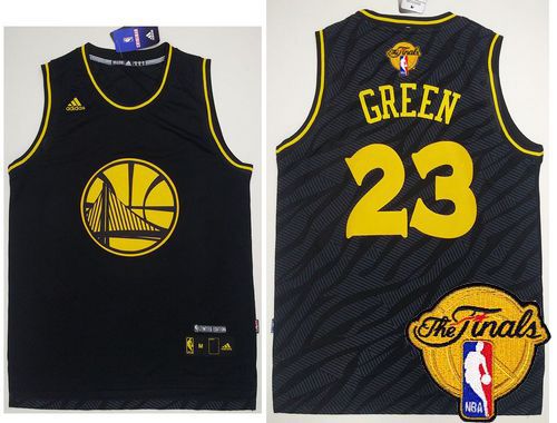 Warriors #23 Draymond Green Black Precious Metals Fashion The Finals Patch Stitched NBA Jersey Warriors #23 Draymond Green Black Precious Metals Fashion The Finals Patch Stitched NBA Jersey