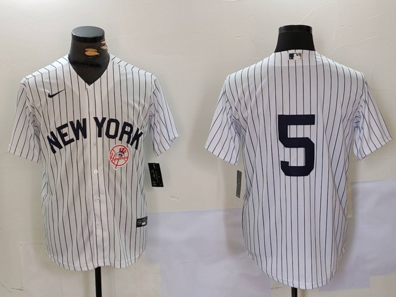 Men's New York Yankees #5 Joe DiMaggio White Cool Base Stitched Baseball Jersey 2 Men's New York Yankees #5 Joe DiMaggio White Cool Base Stitched Baseball Jersey 2