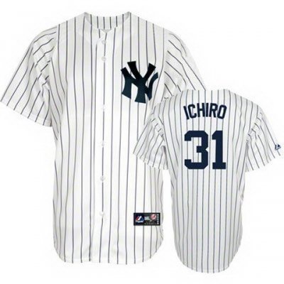 New York Yankees Ichiro #31 Home Pinstripe Jerseys New York Yankees Ichiro #31 Home Pinstripe Jerseys