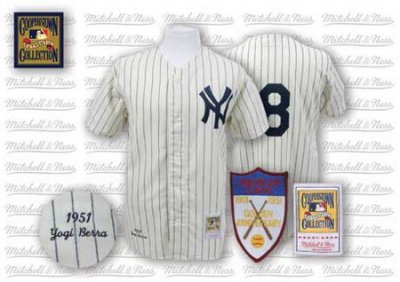 Yogi Berra 1951 NY Yankees Mitchell and Ness JERSEY Yogi Berra 1951 NY Yankees Mitchell and Ness JERSEY