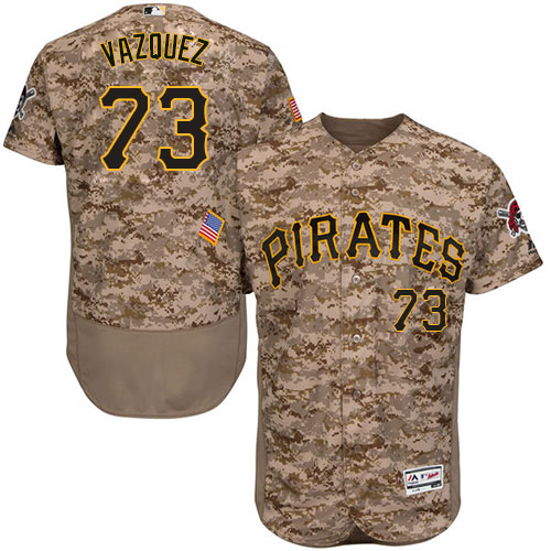 Pirates #73 Felipe Vazquez Camo Flexbase Authentic Collection Stitched Baseball Jersey Pirates #73 Felipe Vazquez Camo Flexbase Authentic Collection Stitched Baseball Jersey
