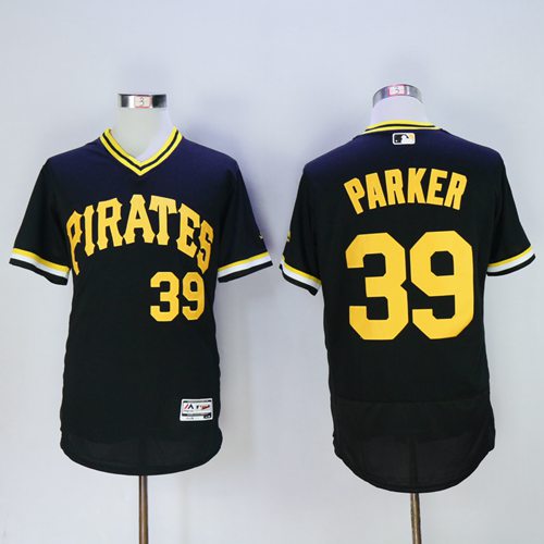 Pirates #39 Dave Parker Black Flexbase Authentic Collection Cooperstown Stitched MLB Jersey Pirates #39 Dave Parker Black Flexbase Authentic Collection Cooperstown Stitched MLB Jersey