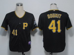 Pittsburgh Pirates 41 Doumit Black Cool Base