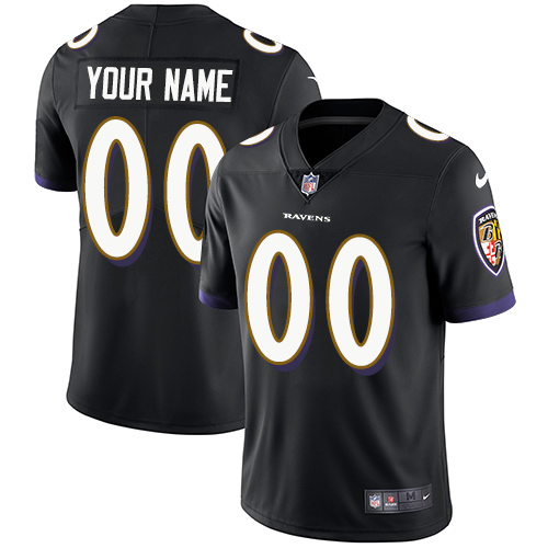 Nike Baltimore Ravens Limited Black Alternate Youth Jersey NFL Vapor Untouchable Customized jerseys