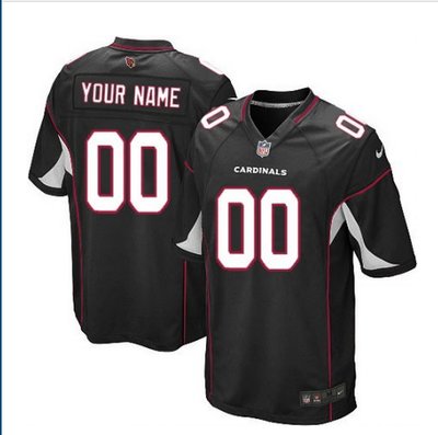 Youth Nike Arizona Cardinals Customized Elite Black Alternate NFL Jersey