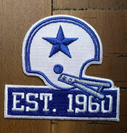 Dallas Cowboys Est. 1960 Patch, it could be stitched on any jersey, just tell us the ID# of the jersey Dallas Cowboys Est. 1960 Patch, it could be stitched on any jersey, just tell us the ID# of the jersey