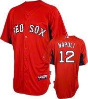 Boston Red Sox Mike Napoli #12 Red jerseys