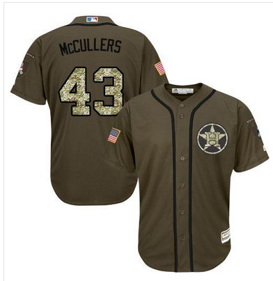 Astros #43 Lance McCullers Green Salute to Service Stitched MLB Jersey