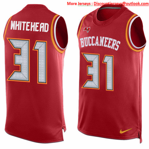 Nike Buccaneers #31 Jordan Whitehead Red Team Color Men's Stitched NFL Limited Tank Top Jersey