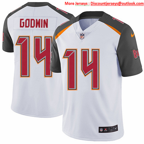 Nike Buccaneers #14 Chris Godwin White Men's Stitched NFL Vapor Untouchable Limited Jersey