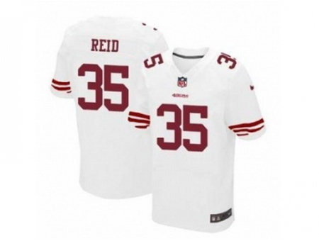 NEW NFL San Francisco 49ers #35 Reid white Jerseys(Elite)