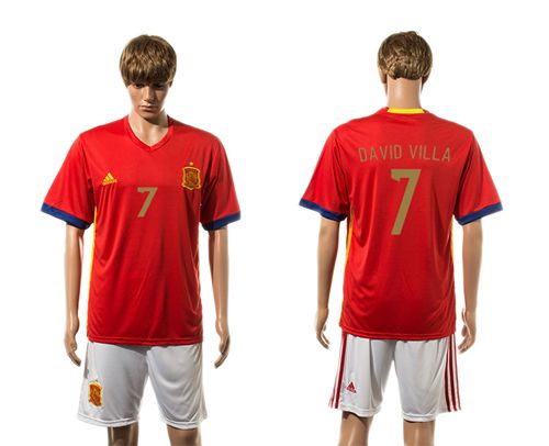 Spain #10 Thiago Home Soccer Country Jersey