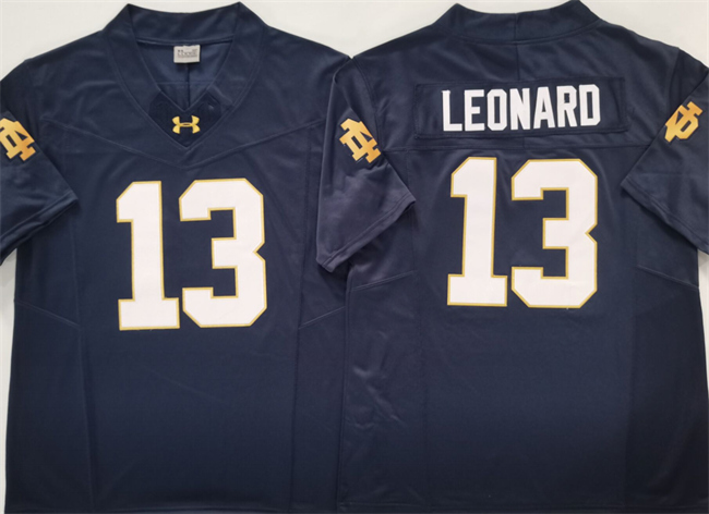 Custom Men's Notre Dame Fighting Irish Navy 2025 F.U.S.E. Limited Stitched Jersey Custom Men's Notre Dame Fighting Irish Navy 2025 F.U.S.E. Limited Stitched Jersey
