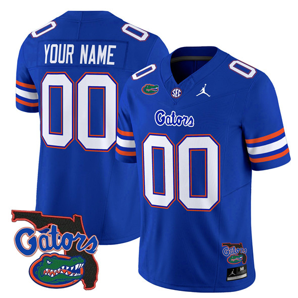 Men's Florida Gators ACTIVE PLAYER Custom Royal 2024 F.U.S.E. Florida Patch Vapor Limited Stitched Football Jersey Men's Florida Gators ACTIVE PLAYER Custom Royal 2024 F.U.S.E. Florida Patch Vapor Limited Stitched Football Jersey
