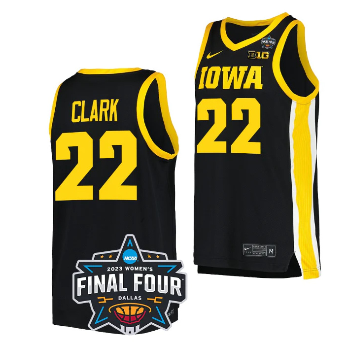 Big Size Men's Iowa Hawkeyes Black College Stitched Basketball Jersey