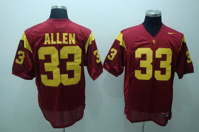 Trojans #33 Marcus Allen Red Embroidered NCAA Jersey Trojans #33 Marcus Allen Red Embroidered NCAA Jersey