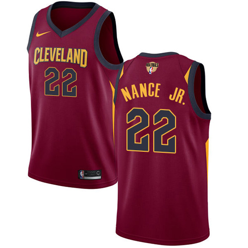Nike Cavaliers #22 Larry Nance Jr. Red The Finals Patch NBA Swingman Icon Edition Jersey Nike Cavaliers #22 Larry Nance Jr. Red The Finals Patch NBA Swingman Icon Edition Jersey