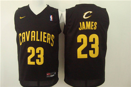 Cleveland Cavaliers #23 LeBron James Black Men's Stitched NBA Jersey