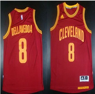Revolution 30 Cleveland Cavaliers #8 Matthew Dellavedova Red Stitched NBA Jersey