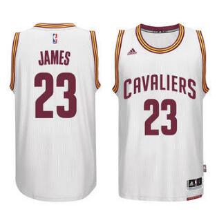 Revolution 30 Cleveland Cavaliers #23 LeBron James White Home NBA Jersey