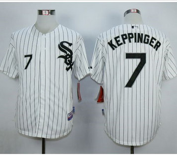 Chicago White Sox #7 Jeff Keppinger White Cool Base Stitched MLB Jersey Chicago White Sox #7 Jeff Keppinger White Cool Base Stitched MLB Jersey
