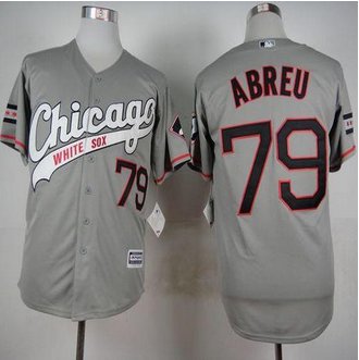 Chicago White Sox #79 Jose Abreu Grey New Cool Base Stitched Baseball Jersey Chicago White Sox #79 Jose Abreu Grey New Cool Base Stitched Baseball Jersey