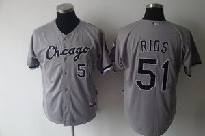Chicago White Sox Jersey 51 RIOS Grey Jersey Chicago White Sox Jersey 51 RIOS Grey Jersey