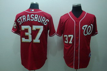 Washington Nationals 37 Stephen Strasburg Red Jerseys Cool base Stitched MLB Jersey Washington Nationals 37 Stephen Strasburg Red Jerseys Cool base Stitched MLB Jersey