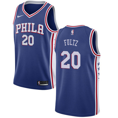 Nike 76ers #20 Markelle Fultz Blue Youth NBA Swingman Icon Edition Jersey
