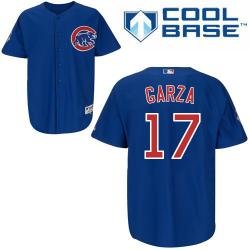 MLB Chicago Cubs 17# Garza blue cool base kid jerseys