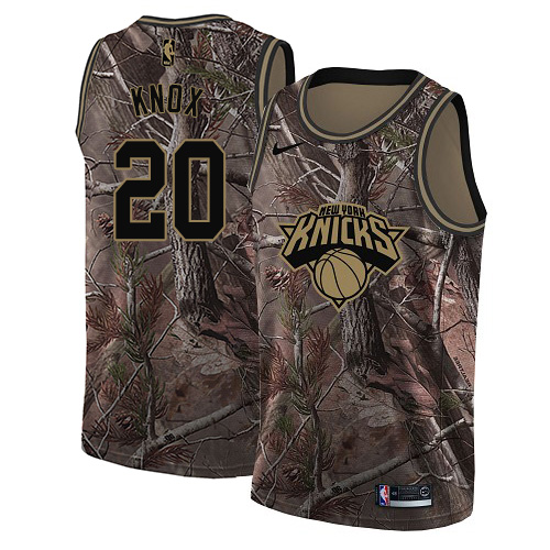 Nike Knicks #20 Kevin Knox Camo NBA Swingman Realtree Collection Jersey Nike Knicks #20 Kevin Knox Camo NBA Swingman Realtree Collection Jersey
